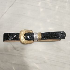Vintage Streets Ahead Ariel,"Western," "Croc-embossed," "Mixed Metal Buckle Set